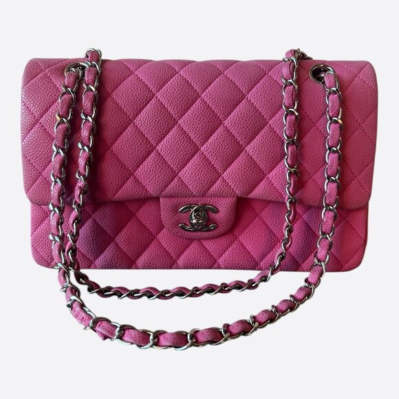 Chanel Pink Caviar Quilted Medium Flap Bag - Picture 1 of 7
